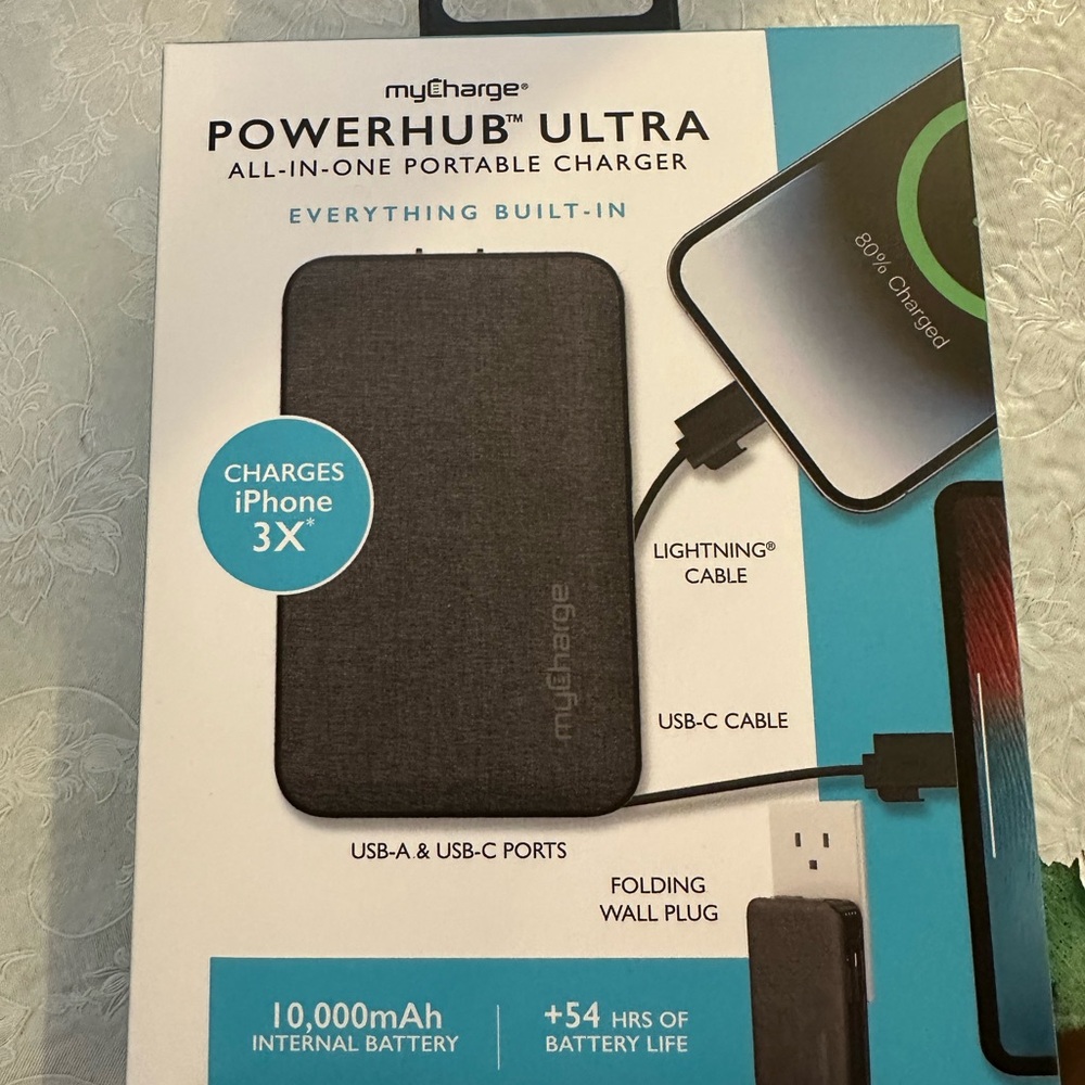 myCharge PowerHub Ultra Portable Charger